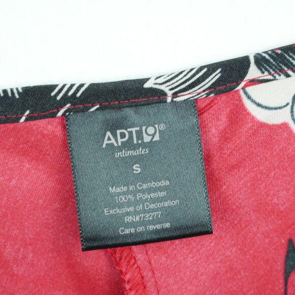 Apt 9 Small Slipdress Babydoll Red Floral Lace Satin Grunge Boho Coquette Vamp - Picture 4 of 5